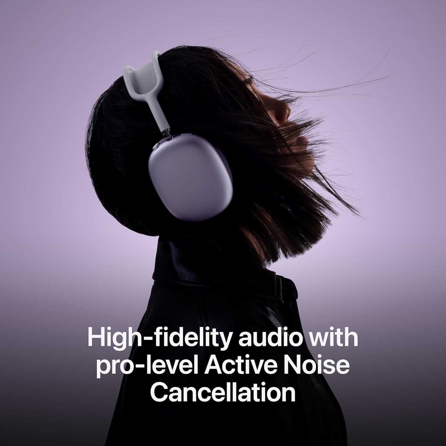 Apple AirPods Max Wireless Over-Ear Headphones, Pro-Level Active Noise Cancellation, Transparency Mode, Personalized Spatial Audio, USB-C Charging, Bluetooth Headphones for iPhone - Starlight - Image 4