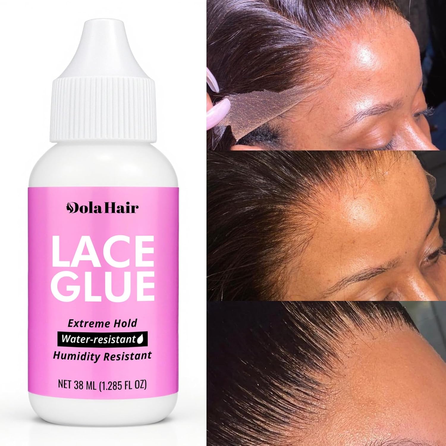 Dolahair Lace Tint Spray Mousse for Lace Front Wigs - Melting Foam, Hair Mousse, Wig Glue, and Installation Kit - Image 5