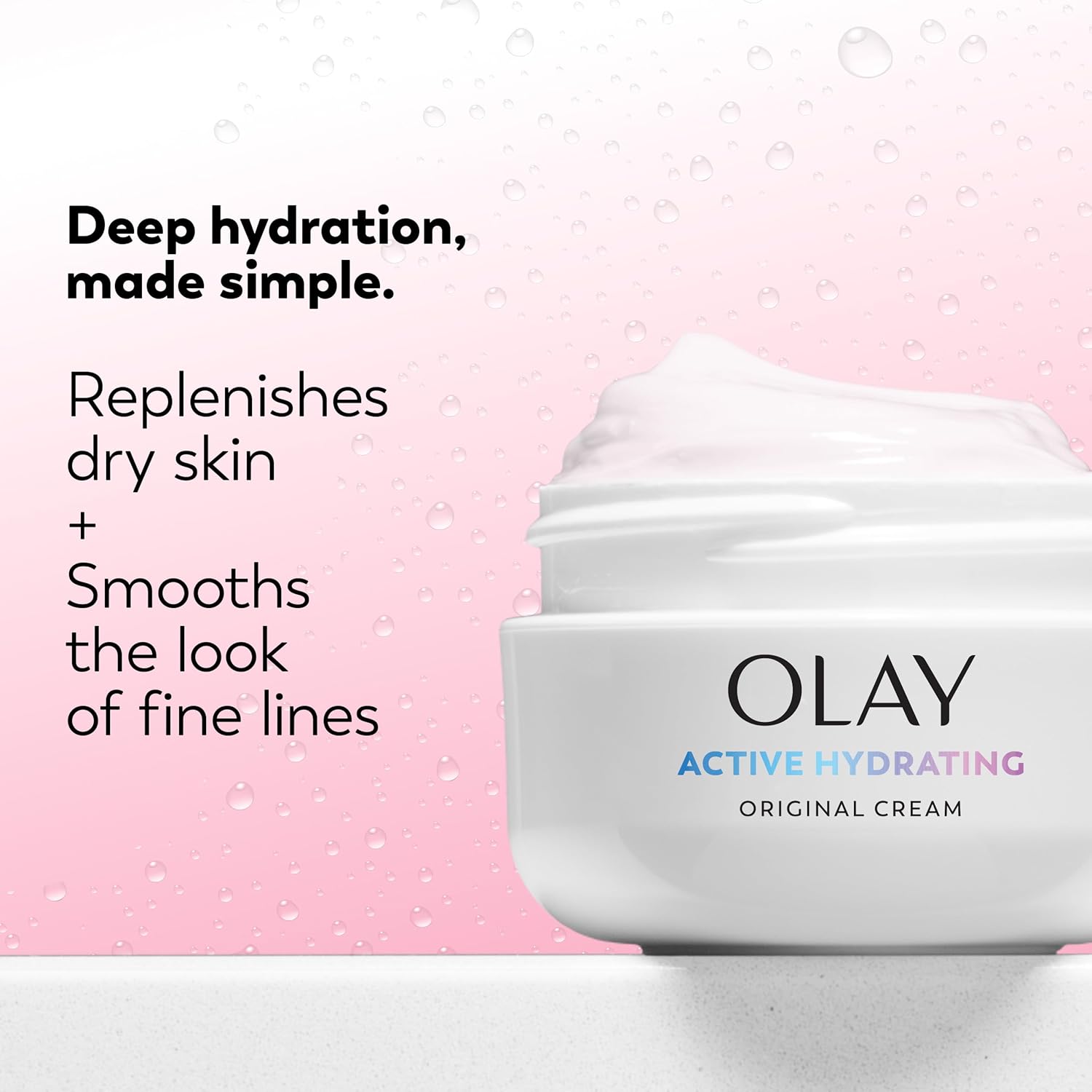Olay Active Hydrating Cream Face Moisturizer, 1.9 fl oz - Image 3