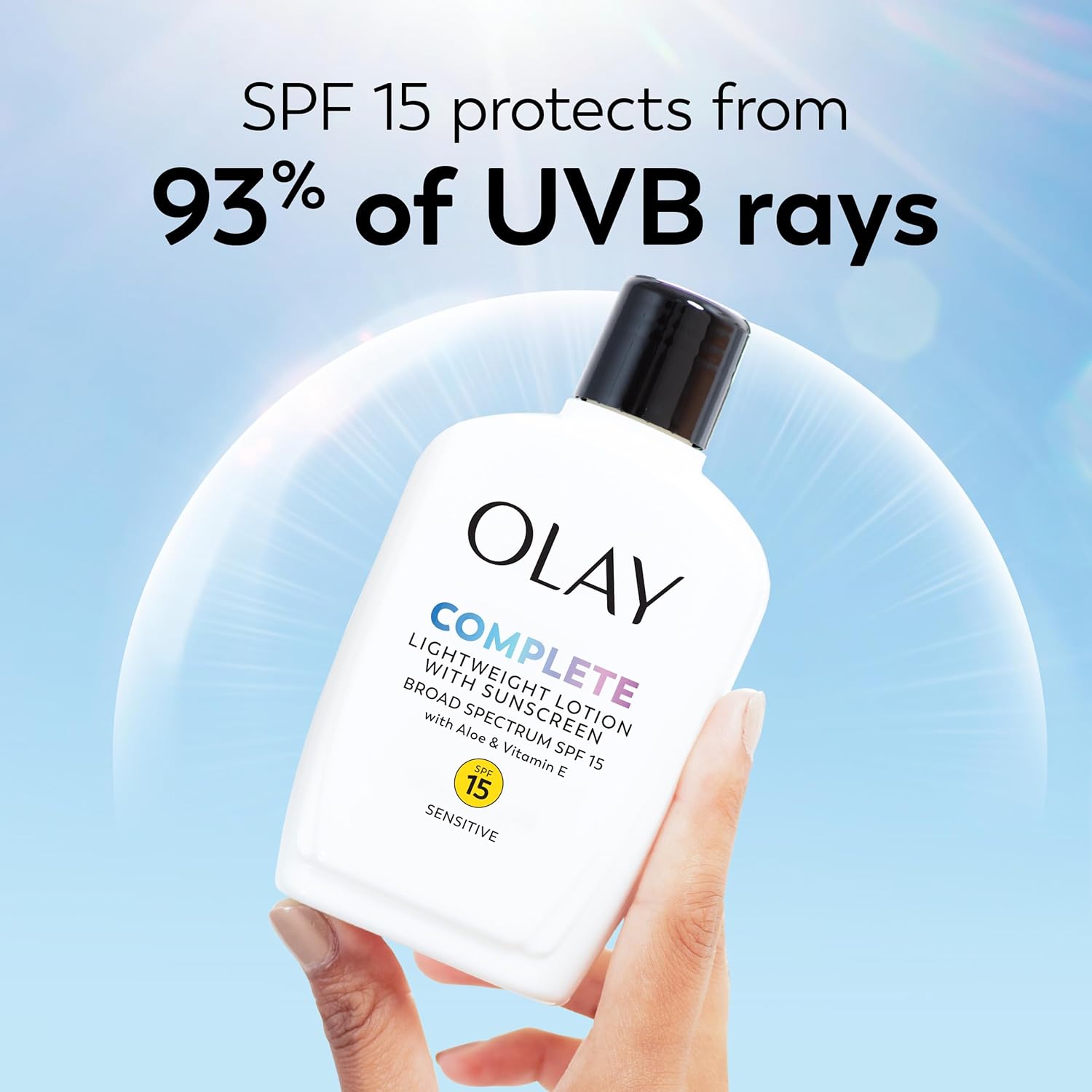 Olay Complete Lotion Moisturizer with SPF 15 Sensitive, 6.0 oz each, 2-pack - Image 6