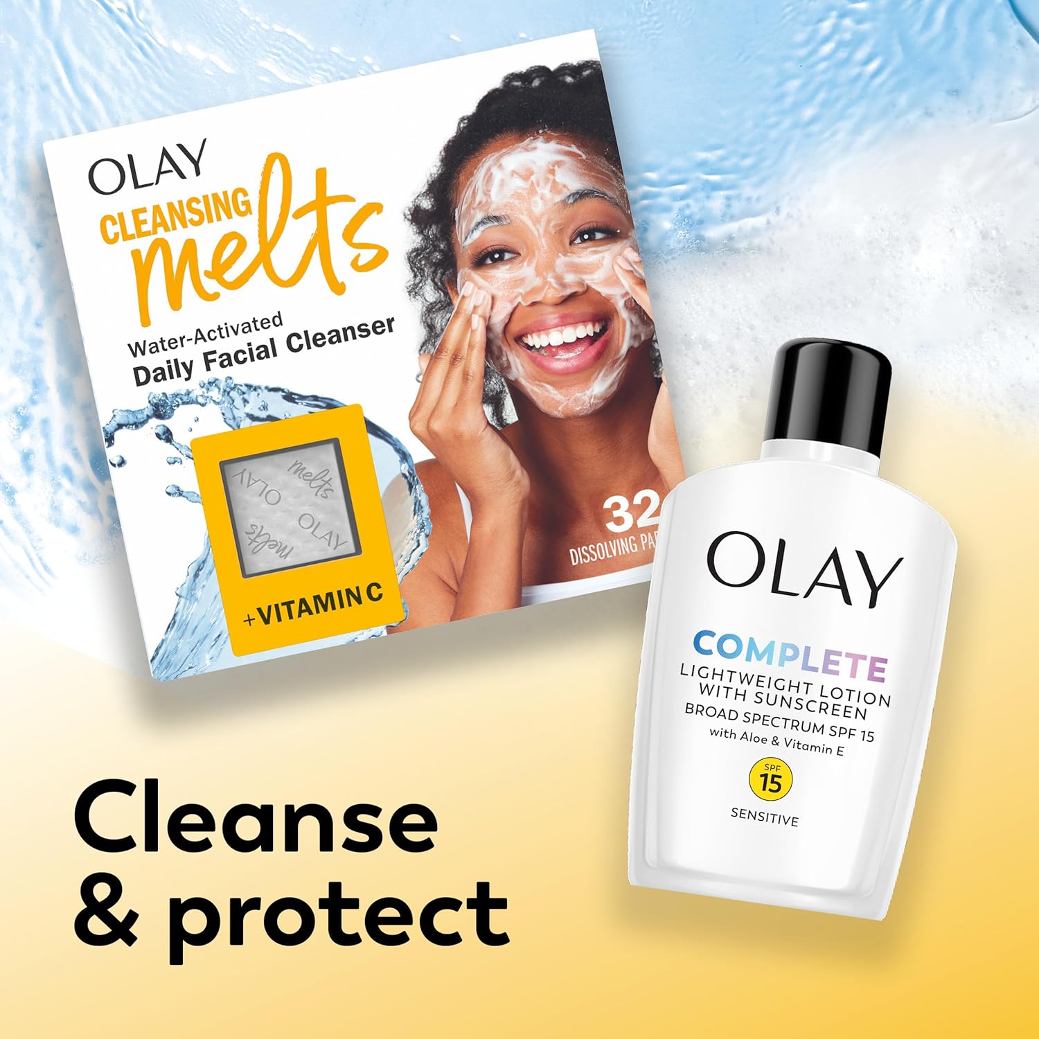 Olay Complete Lotion Moisturizer with SPF 15 Sensitive, 6.0 oz each, 2-pack - Image 10