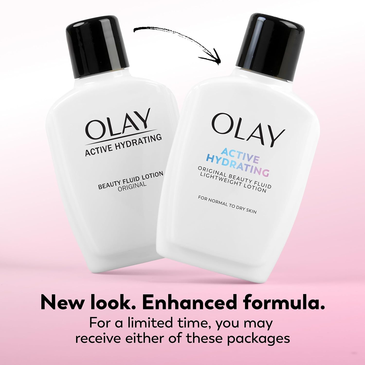 Olay Face Moisturizer, Active Hydrating Beauty Fluid Lotion, Original Facial Moisturizer, 4 Oz. (Pack of 2) - Image 2
