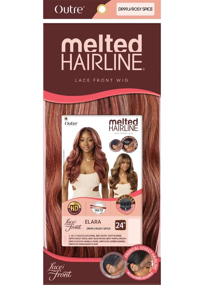 Outre Lace Front Wig - Melted Hairline - Elara (OFF BLACK 1B) - Image 7