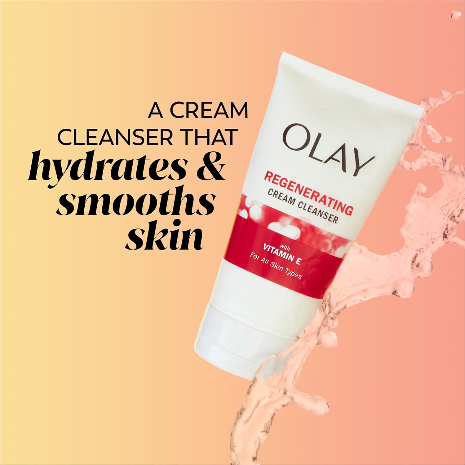 Olay Regenerist Regenerating Cream Cleanser Face Wash, 5 Fl Oz, Pack of 3 - Image 2