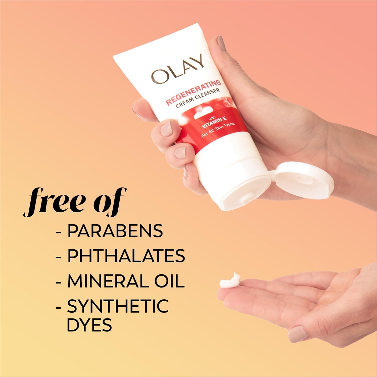 Olay Regenerist Regenerating Cream Cleanser Face Wash, 5 Fl Oz, Pack of 3 - Image 5