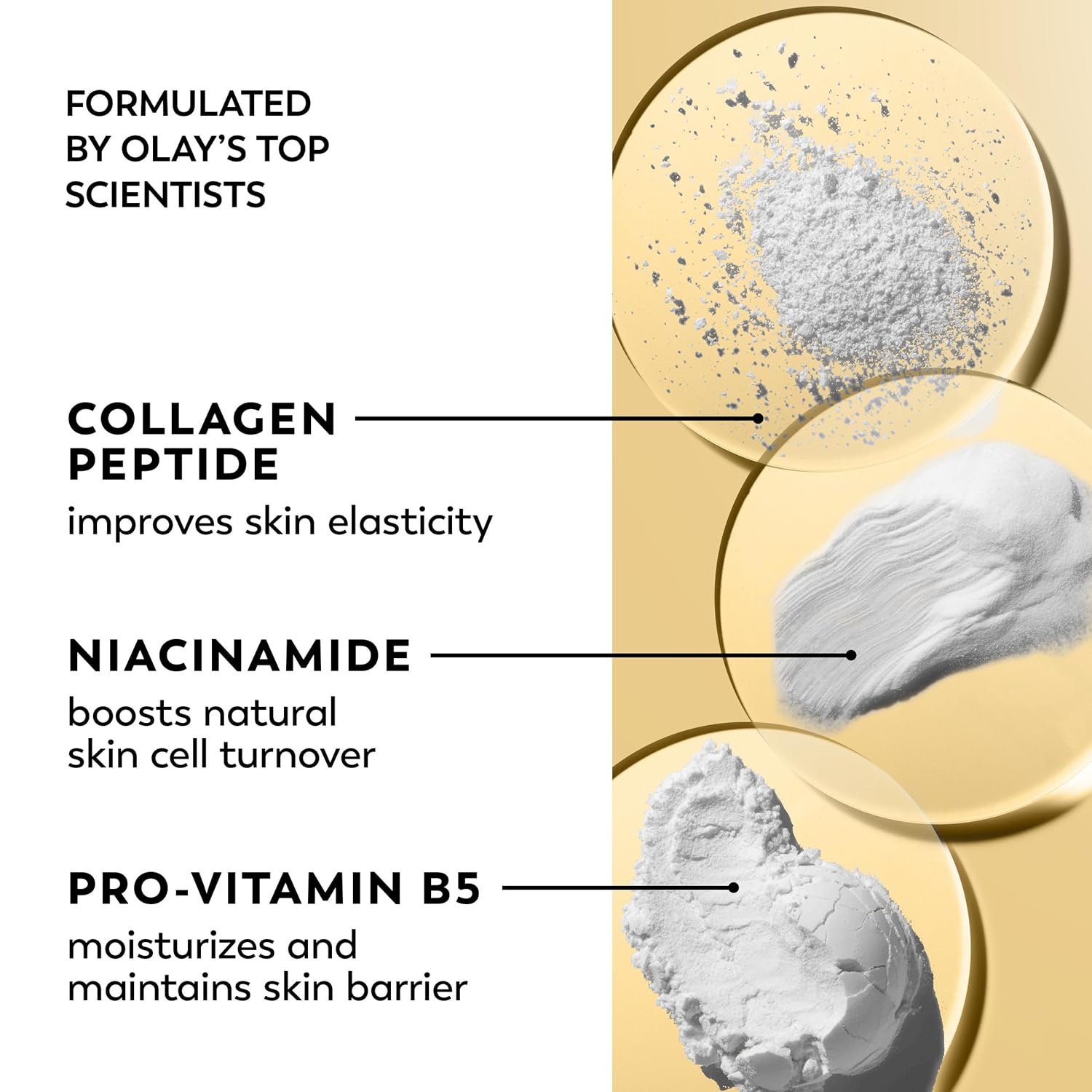 Olay Collagen Peptide Face Moisturizer, Firming Cream for Women, Fragrance-Free, Non-Greasy - Hydrating, Anti-Aging, Anti-Wrinkle, Smooth Fine Lines, Plumping Skin Care - Niacinamide, 1.7 Oz - Image 3