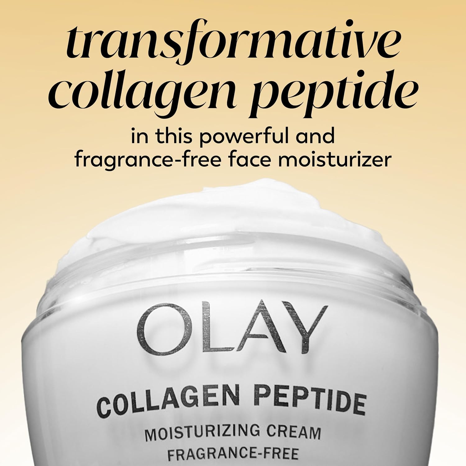 Olay Collagen Peptide Face Moisturizer, Firming Cream for Women, Fragrance-Free, Non-Greasy - Hydrating, Anti-Aging, Anti-Wrinkle, Smooth Fine Lines, Plumping Skin Care - Niacinamide, 1.7 Oz - Image 7