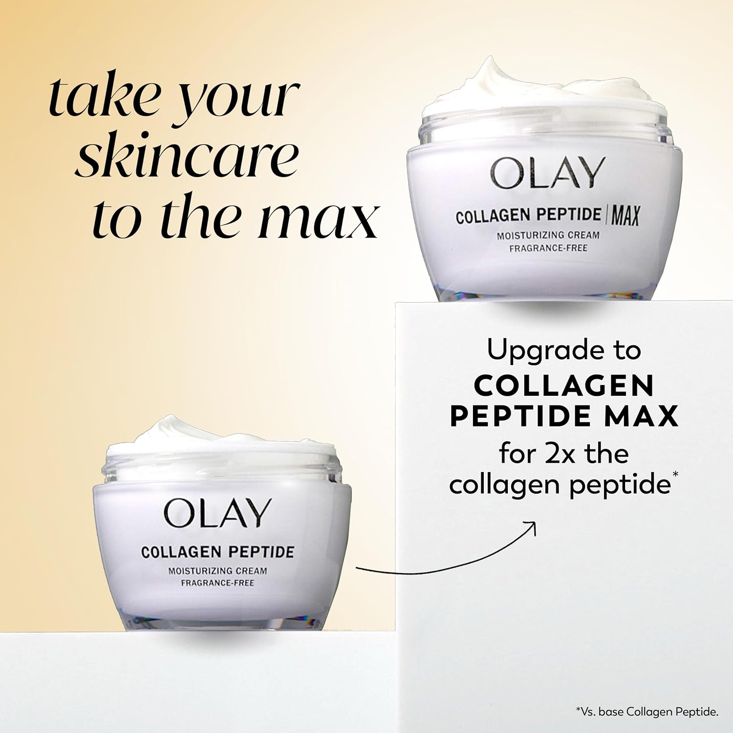 Olay Collagen Peptide Face Moisturizer, Firming Cream for Women, Fragrance-Free, Non-Greasy - Hydrating, Anti-Aging, Anti-Wrinkle, Smooth Fine Lines, Plumping Skin Care - Niacinamide, 1.7 Oz - Image 11