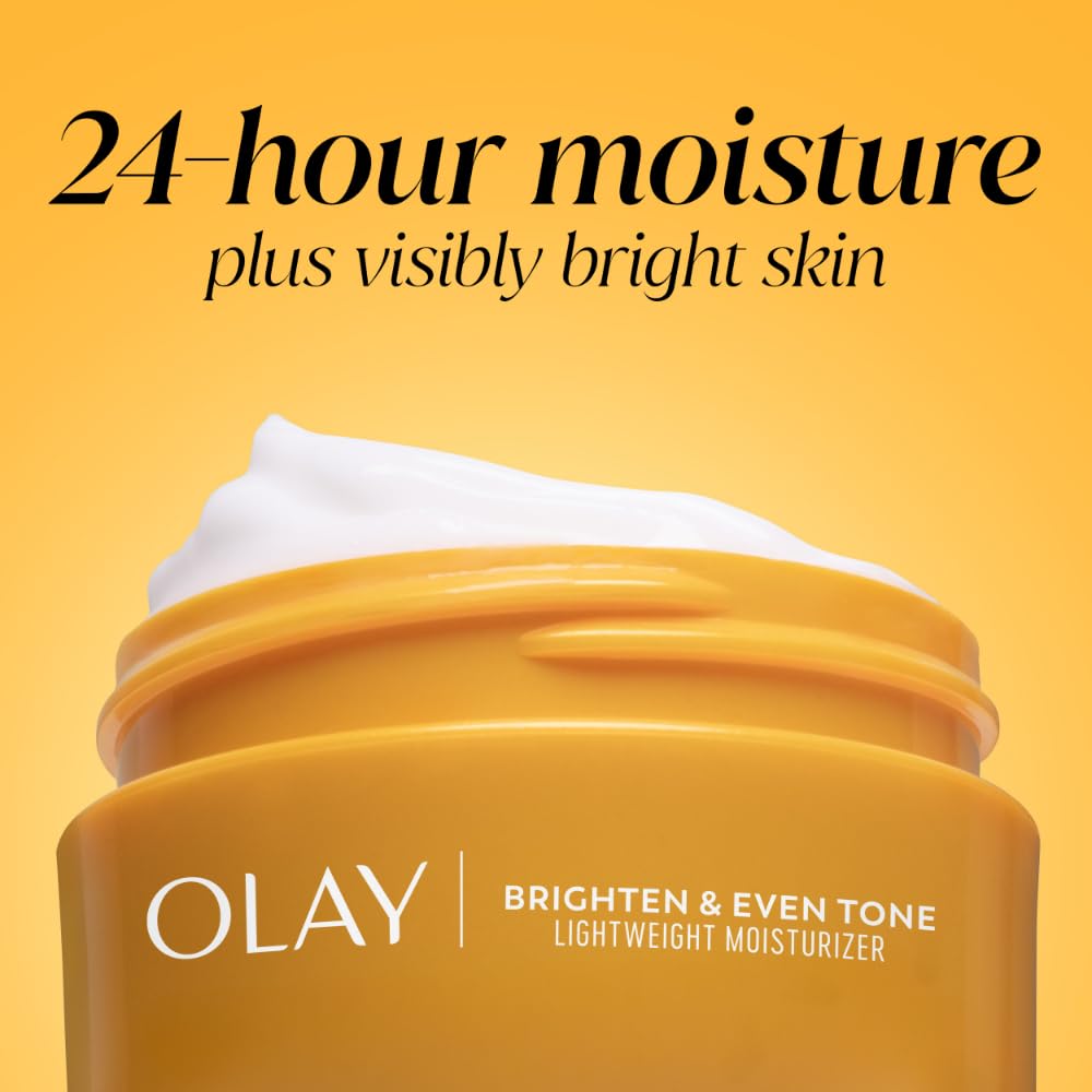 Olay Regenerist Radiance Vitamin C Face Moisturizer: Bright & Even Lightweight Cream for Women - Brightens, Hydrates, Evens Tone + Texture for Glowing Skin - 2 Oz - Image 7