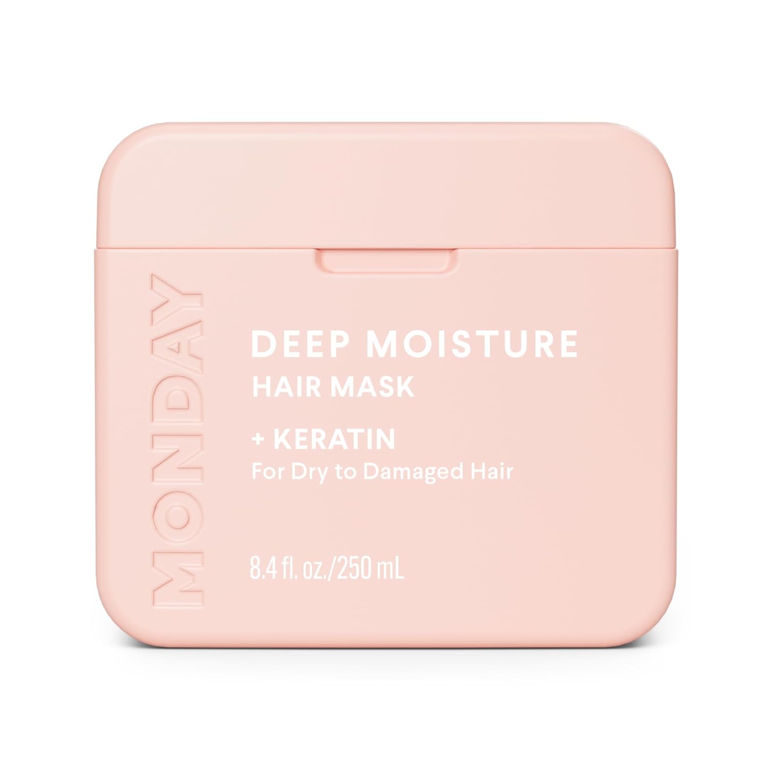 MONDAY HAIRCARE DEEP MOISTURE Hair Mask with Keratin, Argan Oil, Shea Butter & Coconut Oil for Dry to Damaged Hair 250 mL