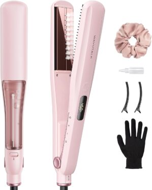 Wavytalk Steam Hair Straightener, S...
