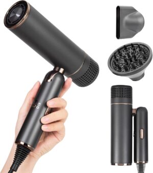 Dual-Voltage Foldable Travel Hair D...
