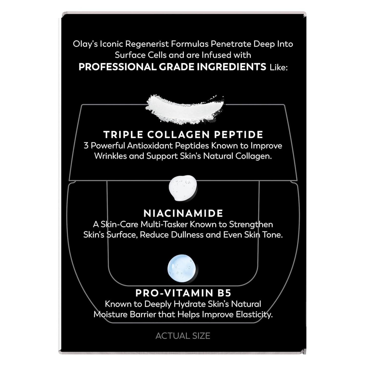 Olay Face Moisturizer, Regenerist Micro-Sculpting Cream for Women, Fragrance-Free - Anti-Aging, Anti-Wrinkle, Firming Skin Care - Triple Collagen Cream, Peptide, Hyaluronic Acid, Niacinamide, 1.7oz - Image 15