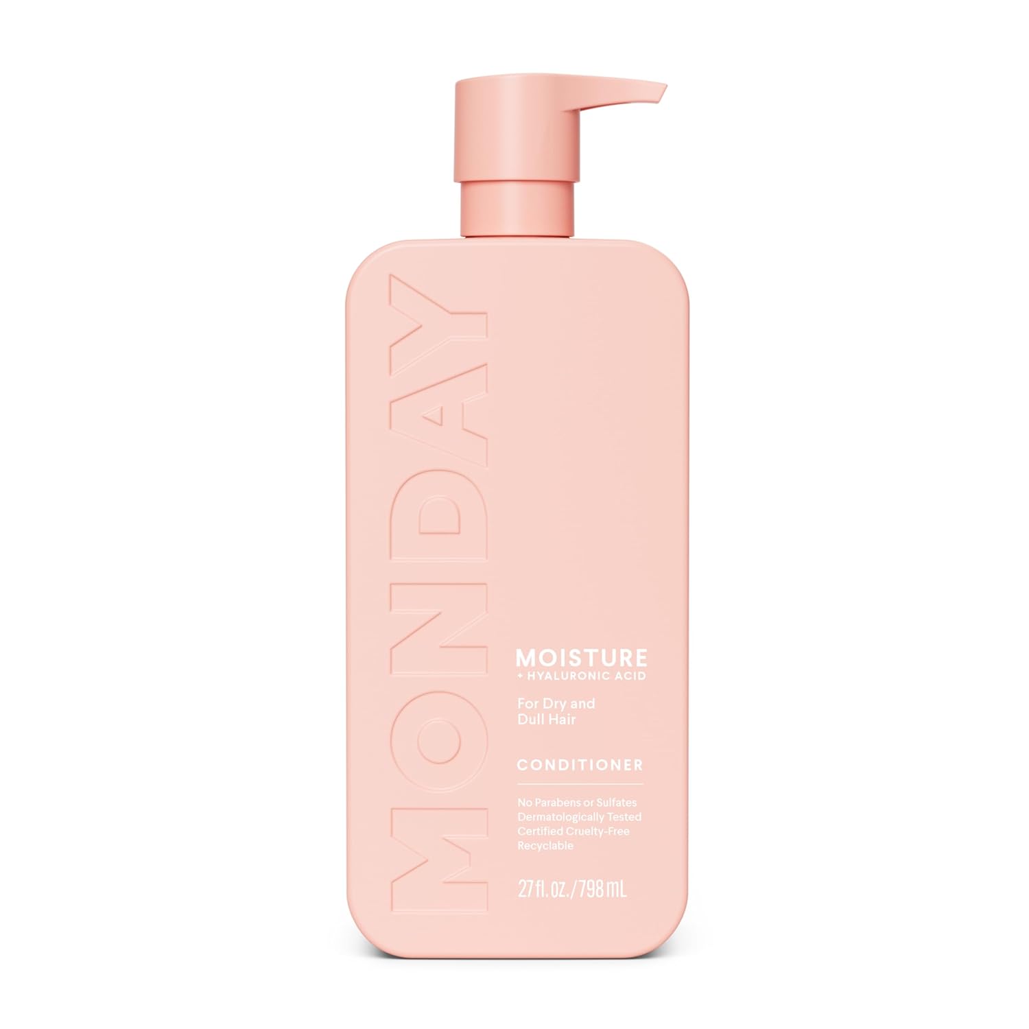 MONDAY Haircare MOISTURE Conditioner with Hyaluronic Acid, Coconut Oil & Shea Butter for Dry & Dull Hair 798 mL