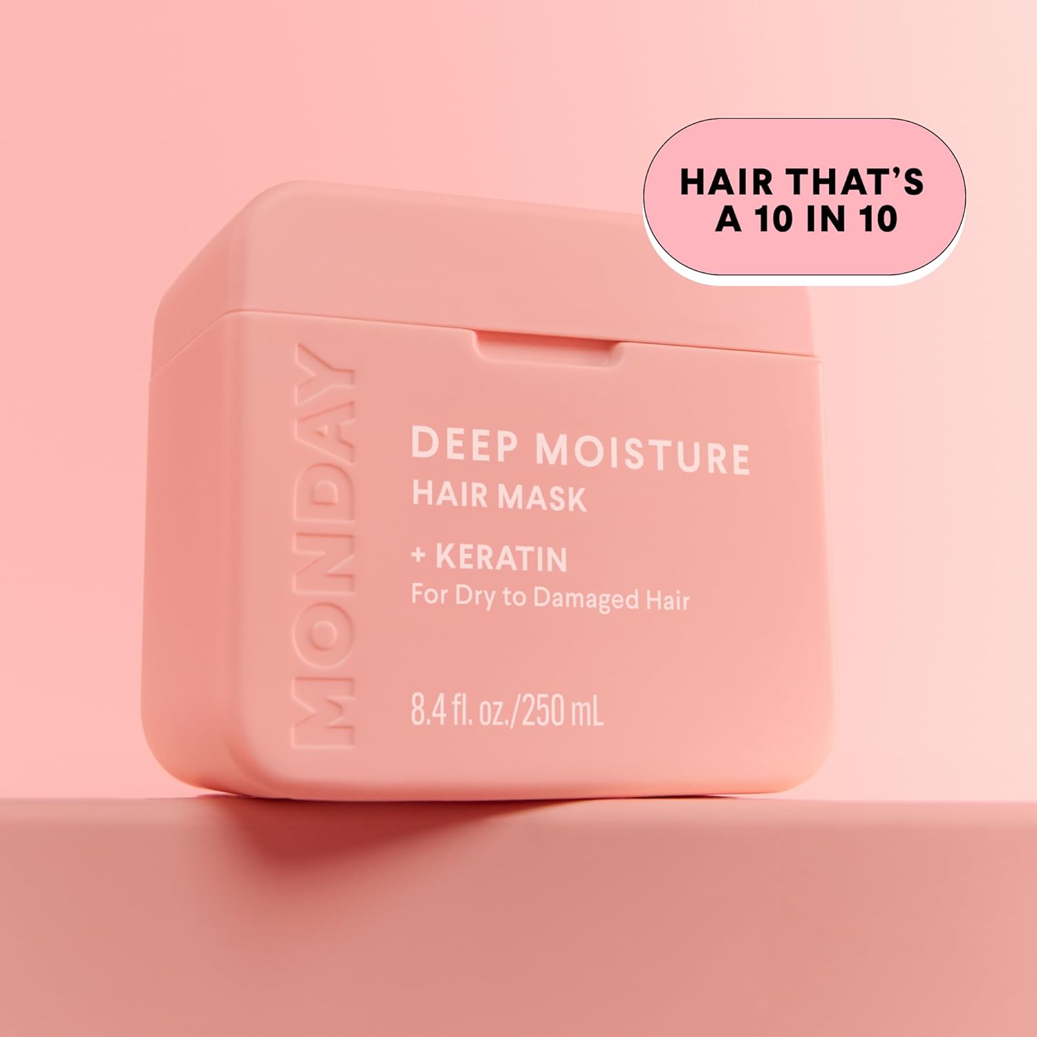 MONDAY HAIRCARE DEEP MOISTURE Hair Mask with Keratin, Argan Oil, Shea Butter & Coconut Oil for Dry to Damaged Hair 250 mL - Image 8