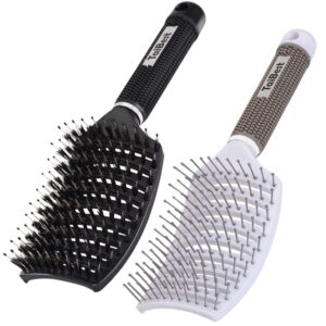 Boar Bristle Hair Brush Set –...