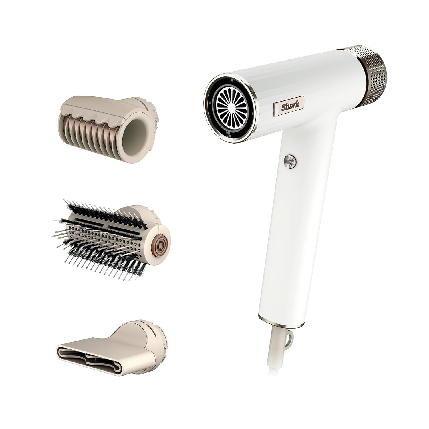 Shark Hair Dryer | SpeedStyle | No Heat Damage Hair Styling Tool | 3 Styling Tools Included | Portable & Powerful Blow Dryer | Best for Straight & Wavy Hair | Silk | HD331 - Image 3