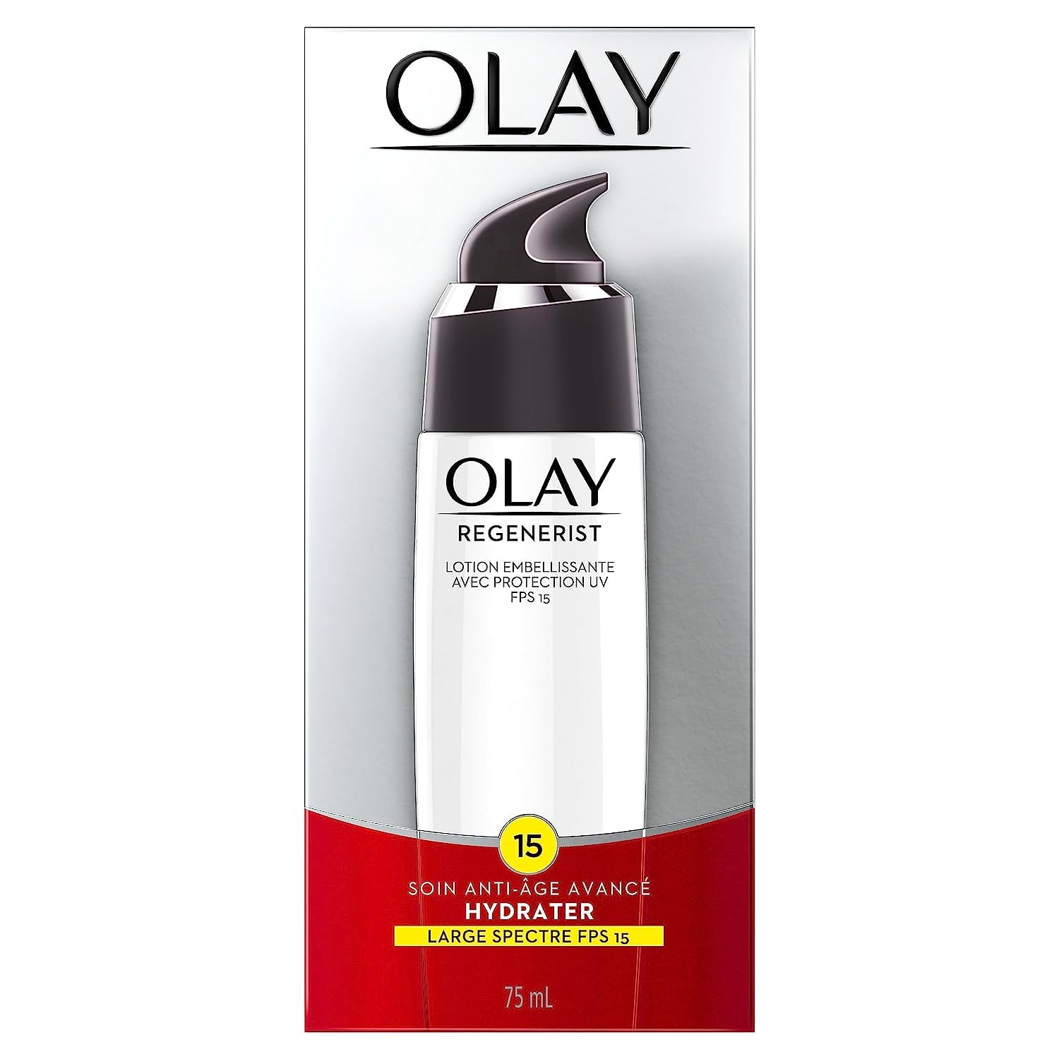 Olay Regenerist Regenerating Face Lotion with Sunscreen SPF 15 Broad Spectrum, No Scent, 2.5 fl oz - Image 2