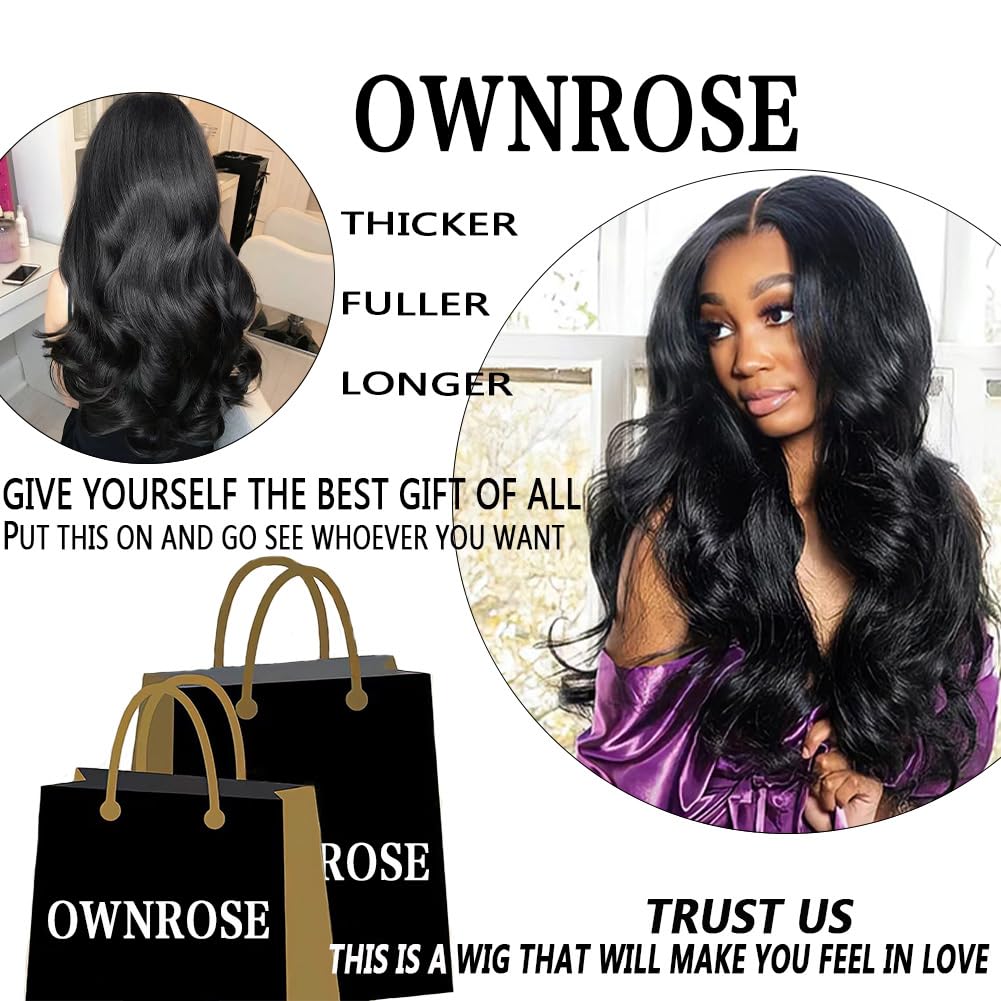 30 Inch 13x6 Lace Front Wigs Human Hair 200% Density Body Wave HD Lace Front Wigs Human Hair Pre Plucked Natural Color Glueless Wig 100% Virgin Lace Front Wigs for Women - Image 7
