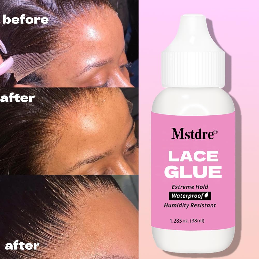 Strong Holding Glue for Lace Wigs and Hairdressing Systems - Invisible Bonding Non-Toxic Odorless or Latex Moisture and Water Resistant -Wig Retaining Accessory 1.285 oz - Image 4