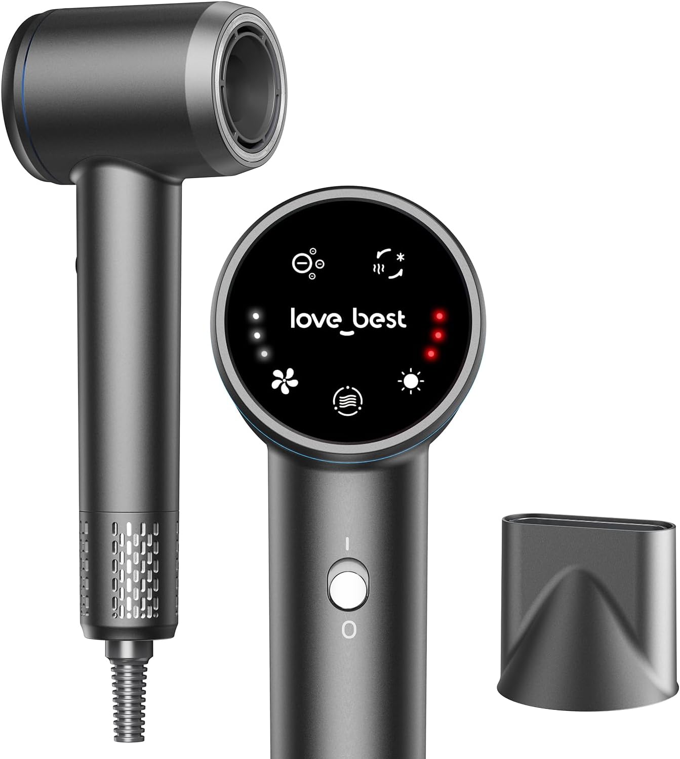 Hair Dryer, Professional Ionic Hair Dryer for Fast Drying, Low Noise and Quiet, Lightweight, 600 Million Negative Ions, High-Speed Hair Blow Dryer Without Hair Damage for Women, Men, Travel, Salon