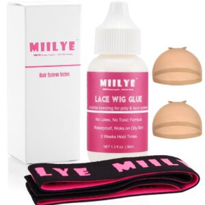 MIILYE Lace Wig Glue – Strong...