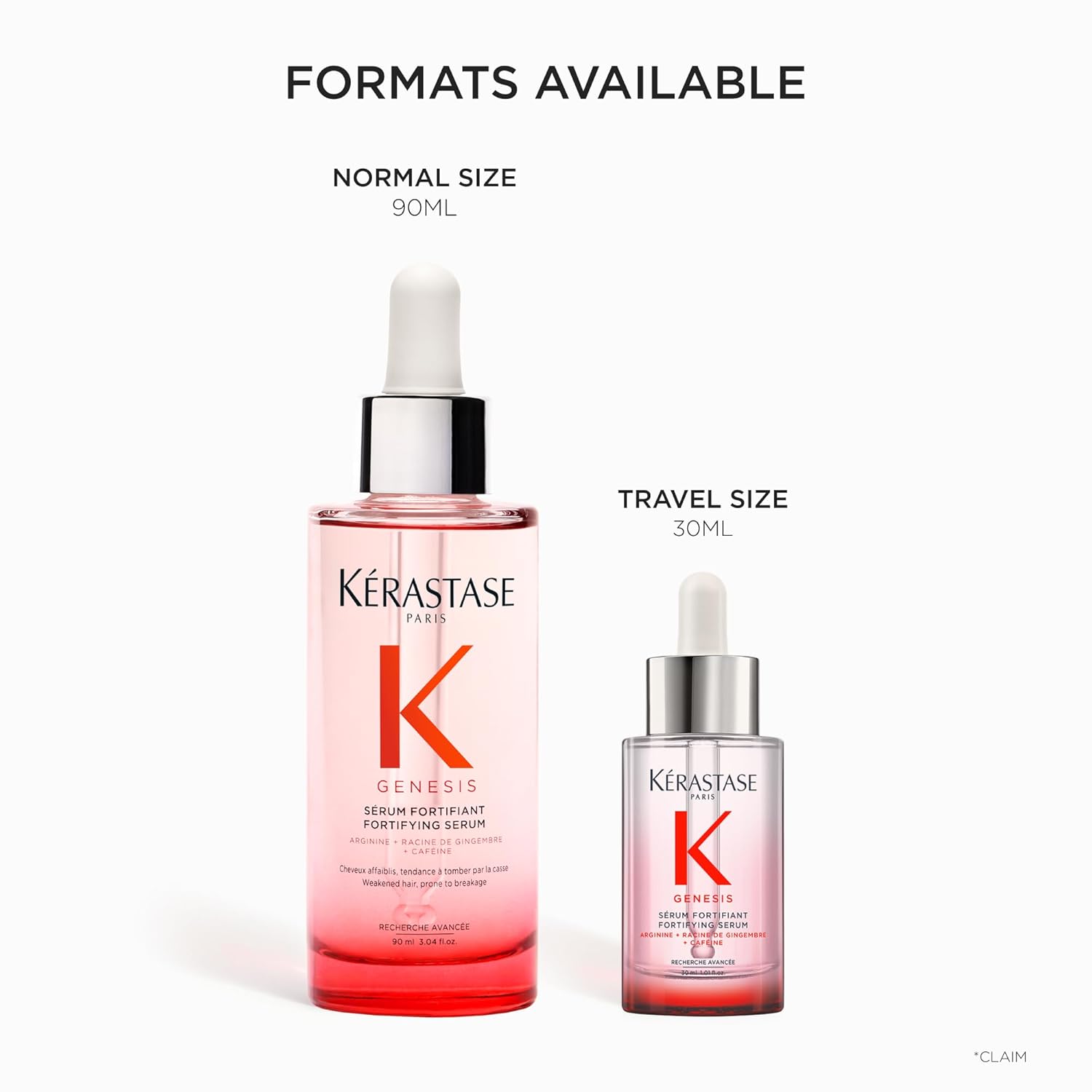 Kerastase Genesis Hair Serum | Daily Strengthening Treatment for Weak or Damaged Hair | Nourishes and Reinforces Hair | Anti-Breakage | Silicone-Free | For Weakened Hair | Serum Fortifiant - Image 5