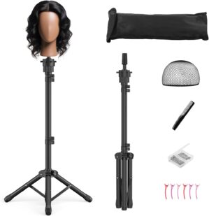 Wig Stand Tripod, 50 Inch Adjustabl...
