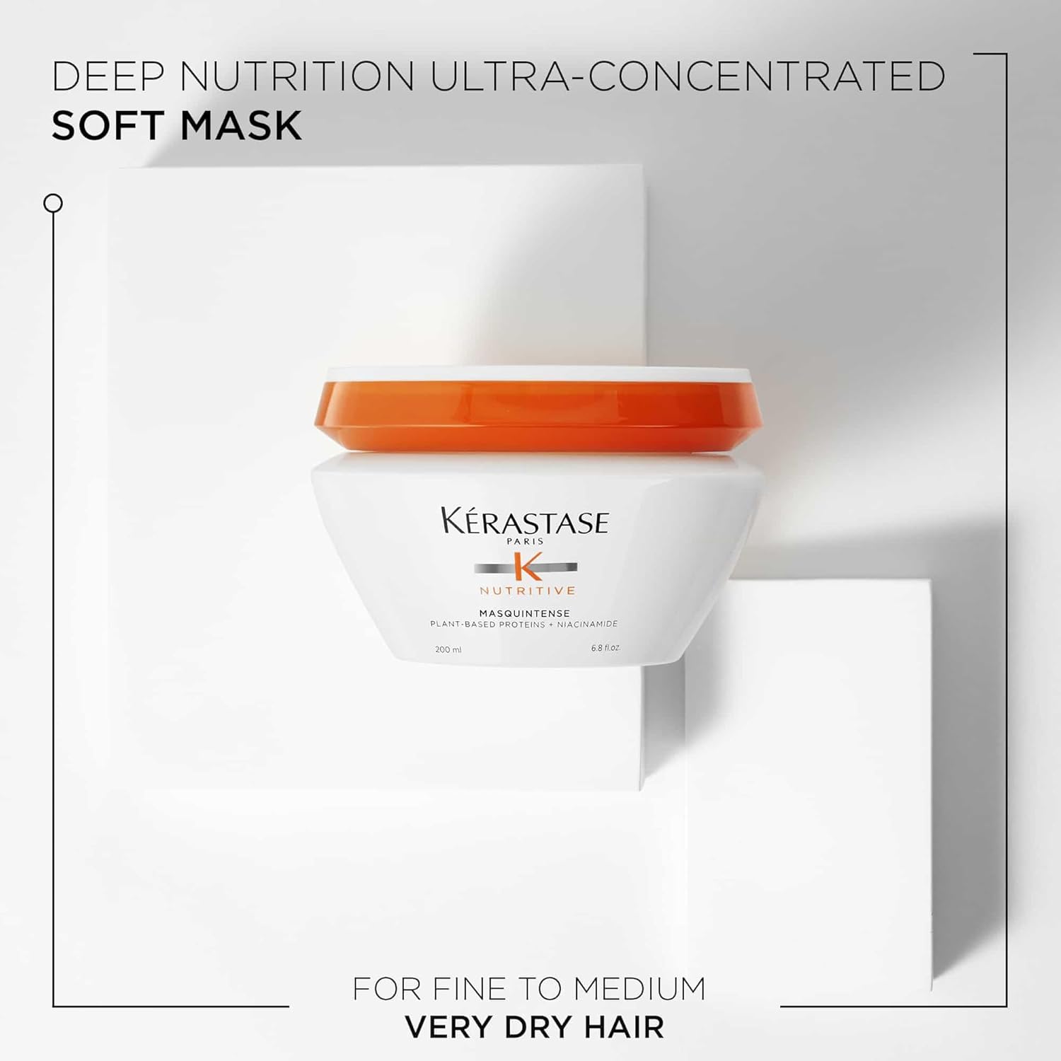 Kerastase Nutritive Masquintense Mask For Fine to Medium Dry Hair - Deeply Nourishes & Conditions, With Plant-Based Proteins & Niacinamide, 6.8 Fl Oz - Image 5