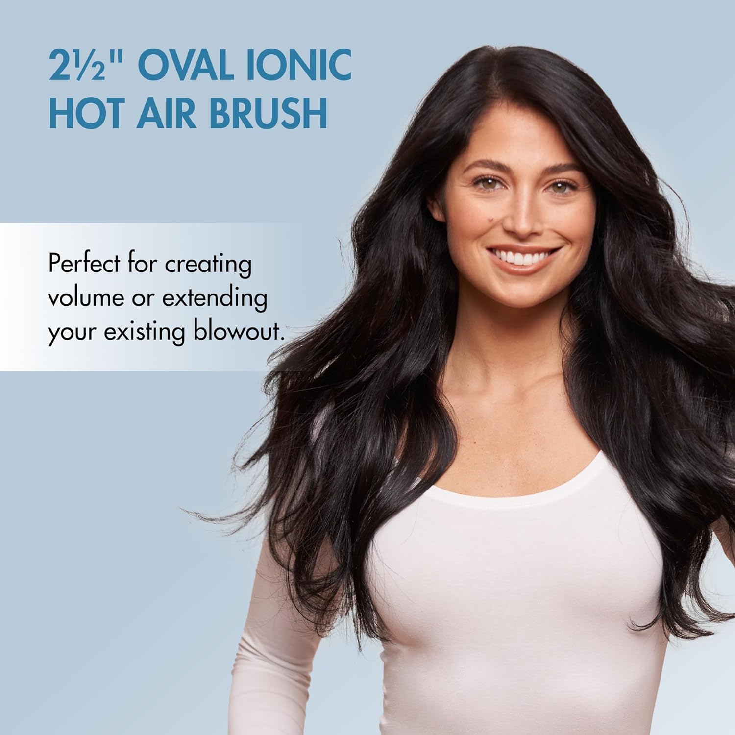 BabylissPRO Nano Titanium Professional 2.5" Hot Air Dryer Brush For Styling And Drying - Image 2