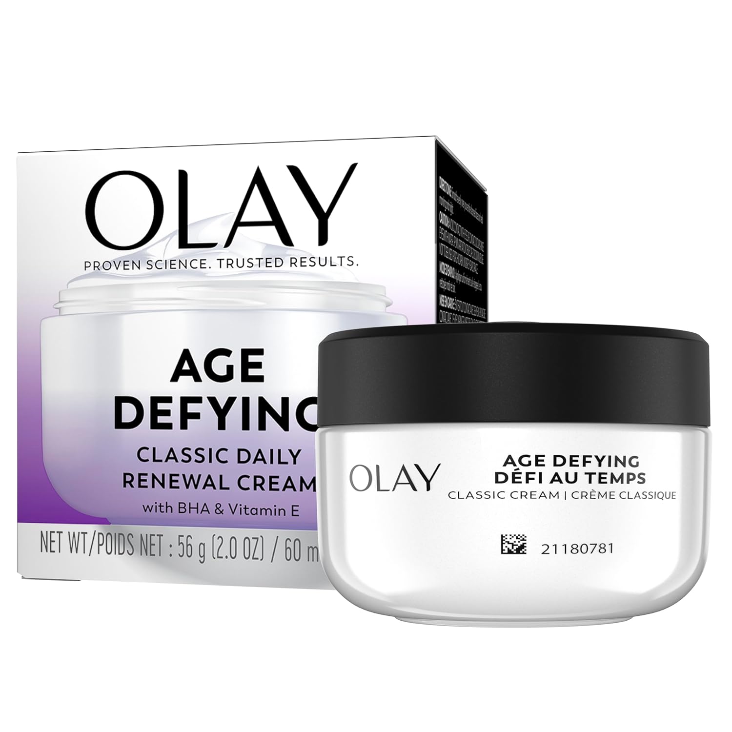 Olay Age Defying Classic Daily Renewal Cream, Face Moisturizer, 2 Oz (Pack of 3) - Image 10