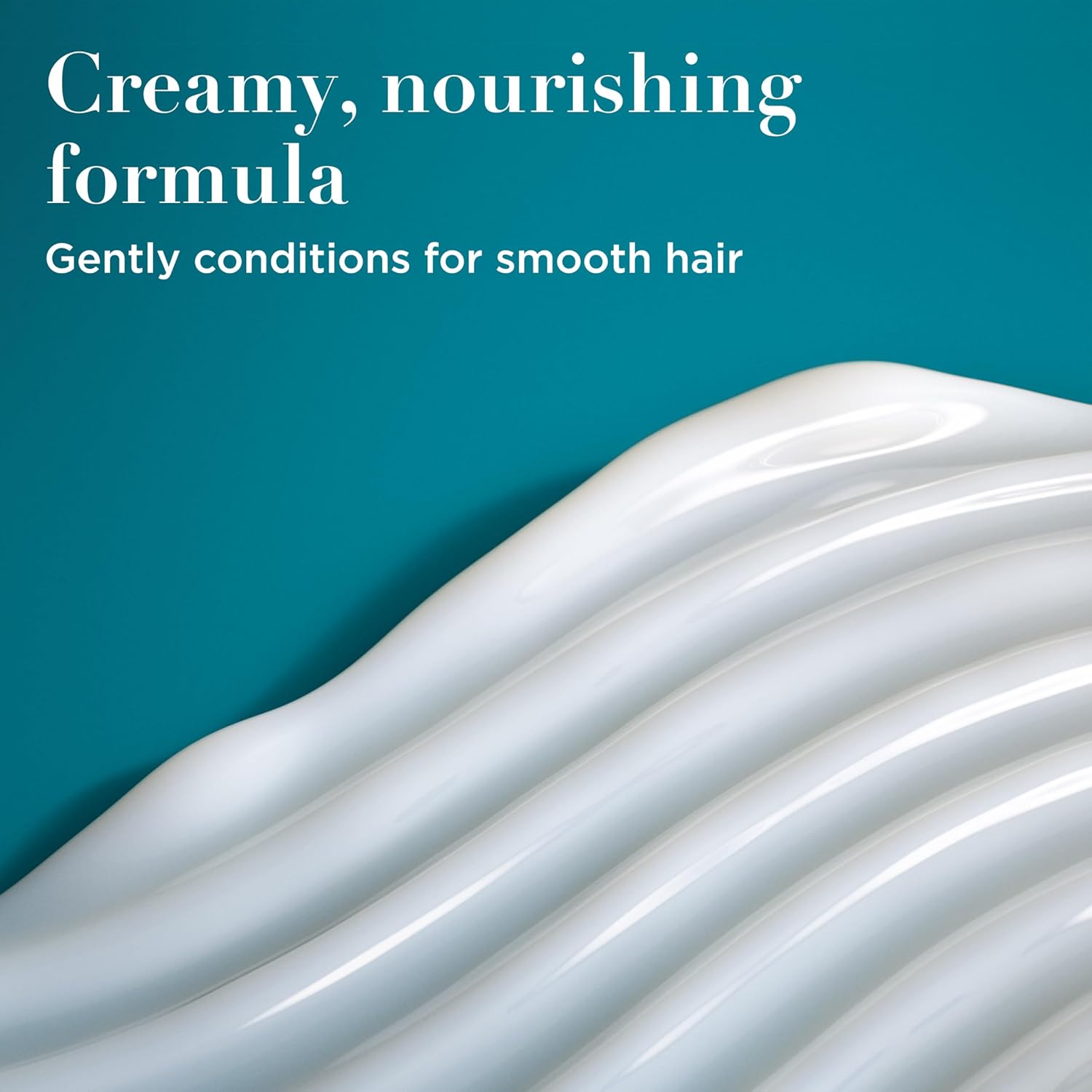 OGX Nourishing + Coconut Milk Sulfate Free Shampoo and Conditioner Set, Hydrates & Softens Hair, Lipi Pro Shield Technology, Creamy Coconut Milk White Peach & Shea Butter Scent, 2 Items, 2 x 13 fl oz - Image 5