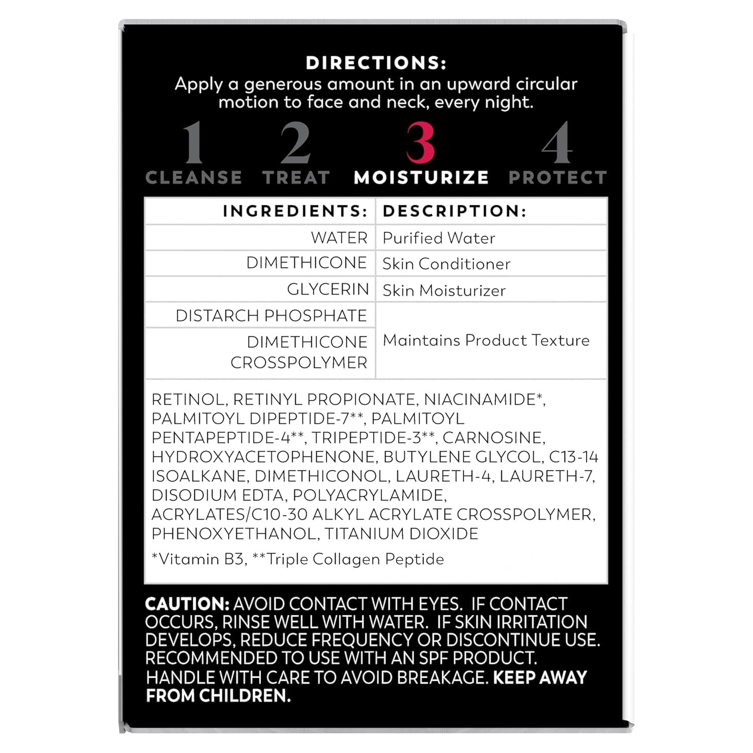 Olay Retinol Night Cream for Women, MAX, Anti-Aging Face Mousturizer, Fragrance-Free, Non Greasy - Anti-Wrinkle, Smooth Fine Lines, Hydrating Skin Care - Triple Collagen Cream, Niacinamide, 1.7oz - Image 12
