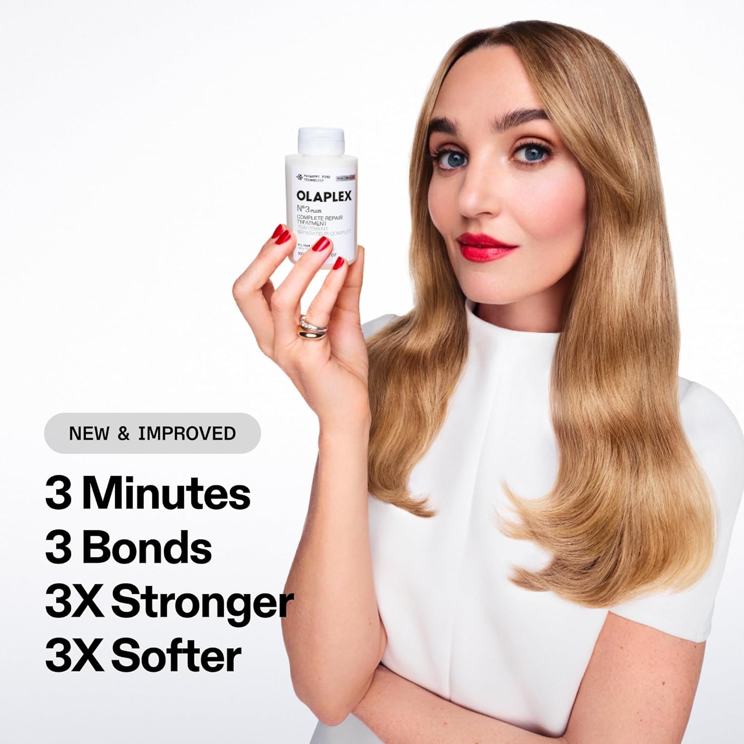 Olaplex N°.3PLUS Complete Repair Treatment: 3-minute Pre-shampoo Treatment to Immediately Repair Hair Damage for Softer, Stronger Hair | For Coily, Curly, Straight, and Wavy - Image 3
