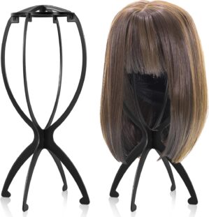 obeoby Wig Stand, Portable Wig Hold...