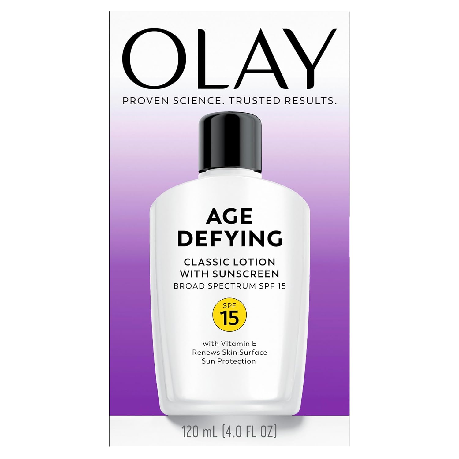 Face Moisturizer by Olay, Age Defying Classic Daily Renewal Lotion, With Sunscreen, Classic,4 oz - Image 11