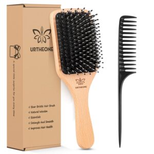 Hair Brush Boar Bristle Hairbrush f...