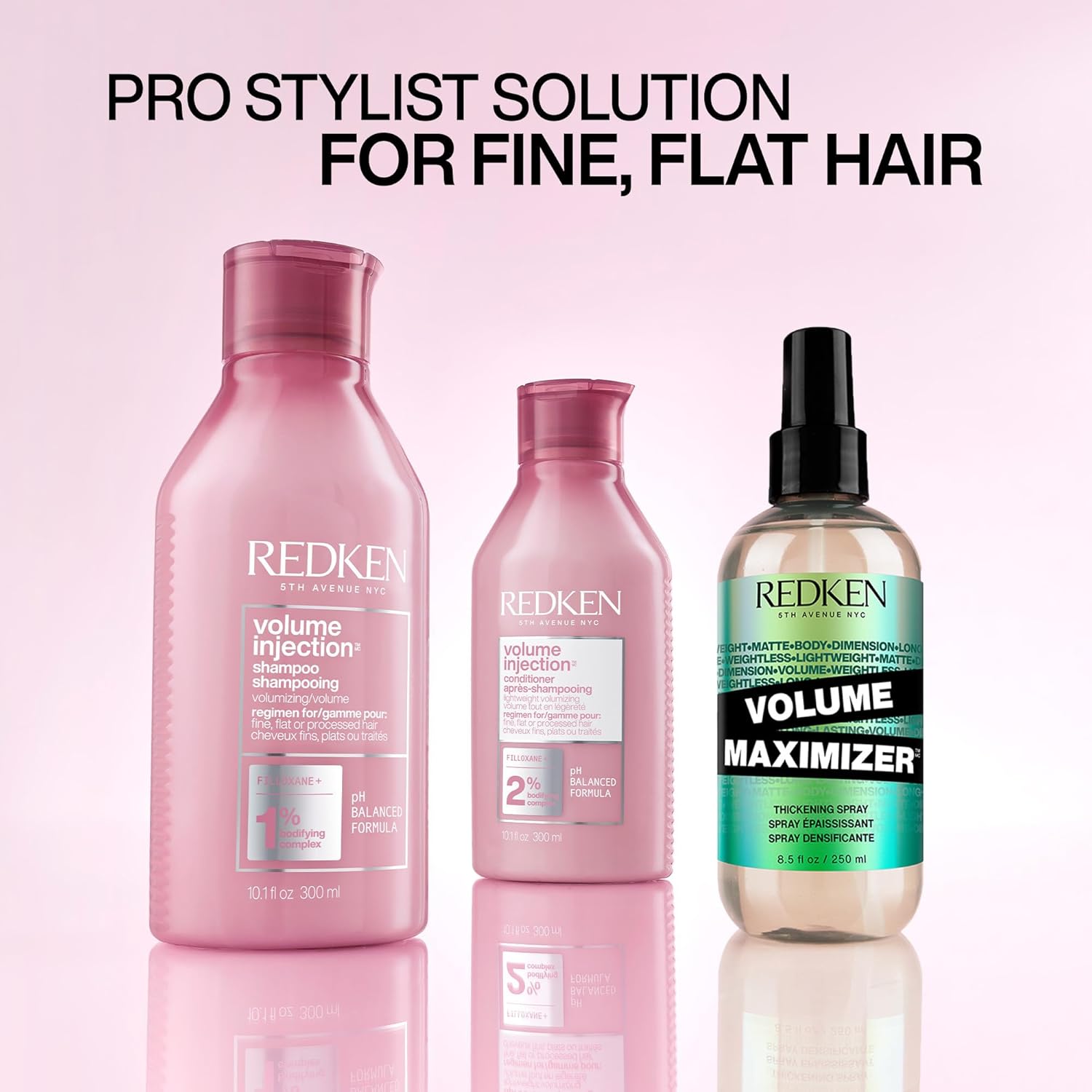 Redken Volume Injection Shampoo For Fine Hair - Adds Lift & Body, Volumizing & Detangling Without Weighing Down, Paraben Free - Image 7