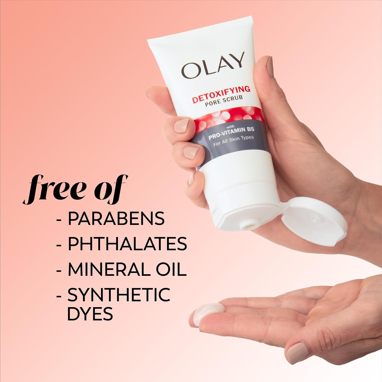 Facial Cleanser by Olay Regenerist, Detoxifying Pore Scrub & Exfoliator, 5 Oz (Pack of 3) - Image 6