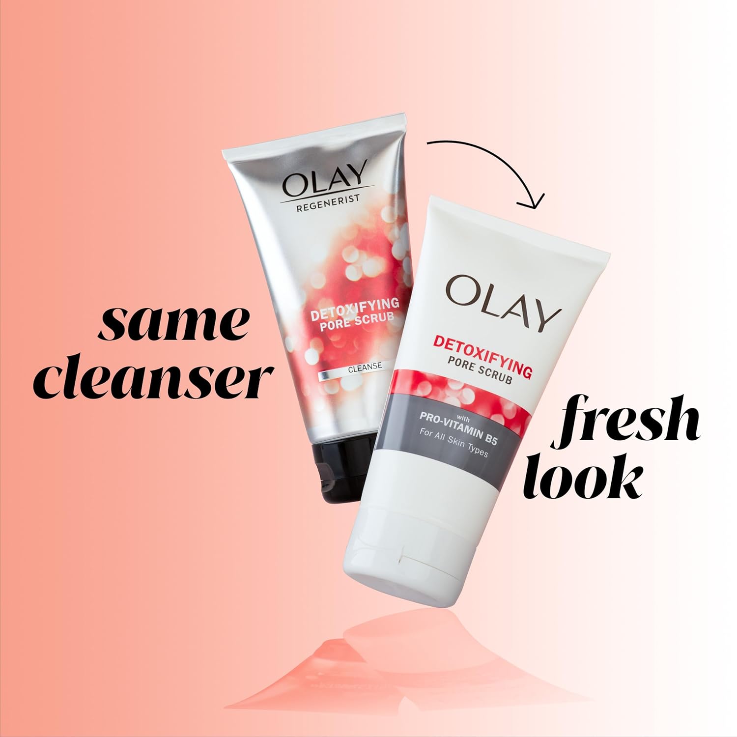 Facial Cleanser by Olay Regenerist, Detoxifying Pore Scrub & Exfoliator, 5 Oz (Pack of 3) - Image 3