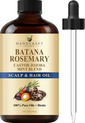 Batana & Rosemary Hair Oil –...