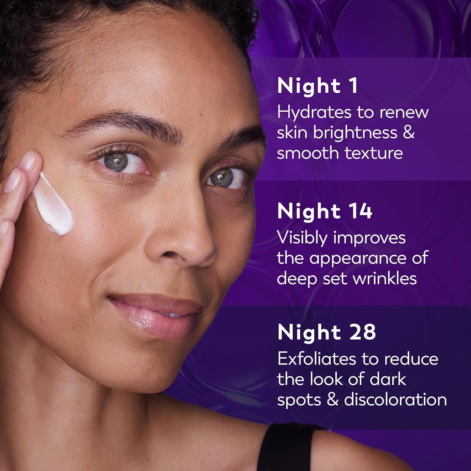 Olay Retinol Night Cream for Women, MAX, Anti-Aging Face Mousturizer, Fragrance-Free, Non Greasy - Anti-Wrinkle, Smooth Fine Lines, Hydrating Skin Care - Triple Collagen Cream, Niacinamide, 1.7oz - Image 7