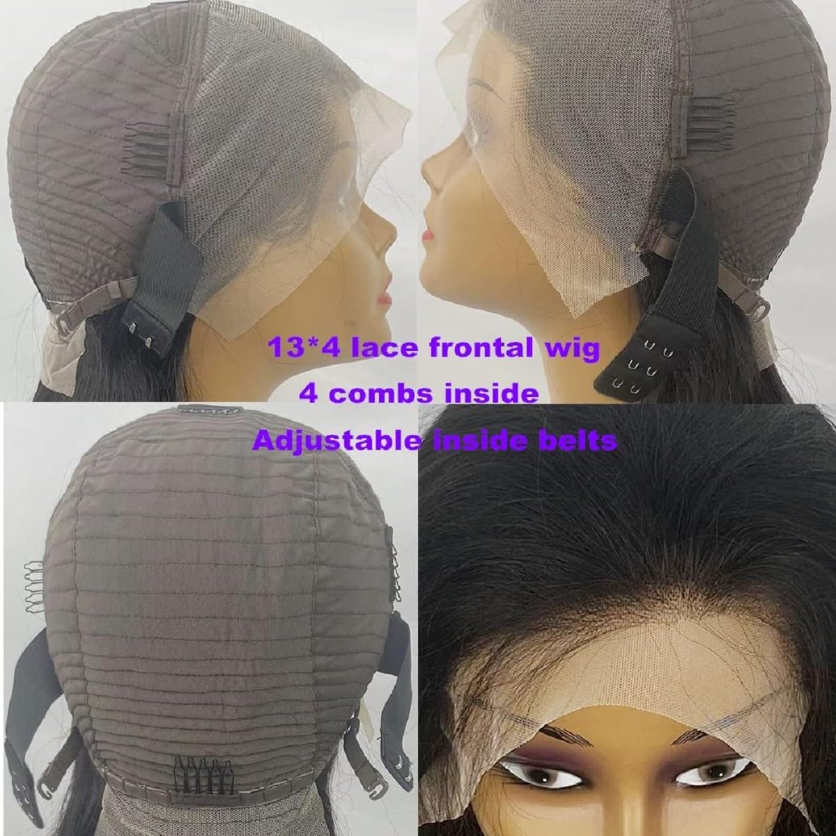 SENSAIRUITE Body Wave Lace Front Wigs Human Hair Wide Lace 180 Density Human Hair Wigs 13x4 Human Hair Lace Front Wigs Pre Plucked 20 Inches Natural Color - Image 6