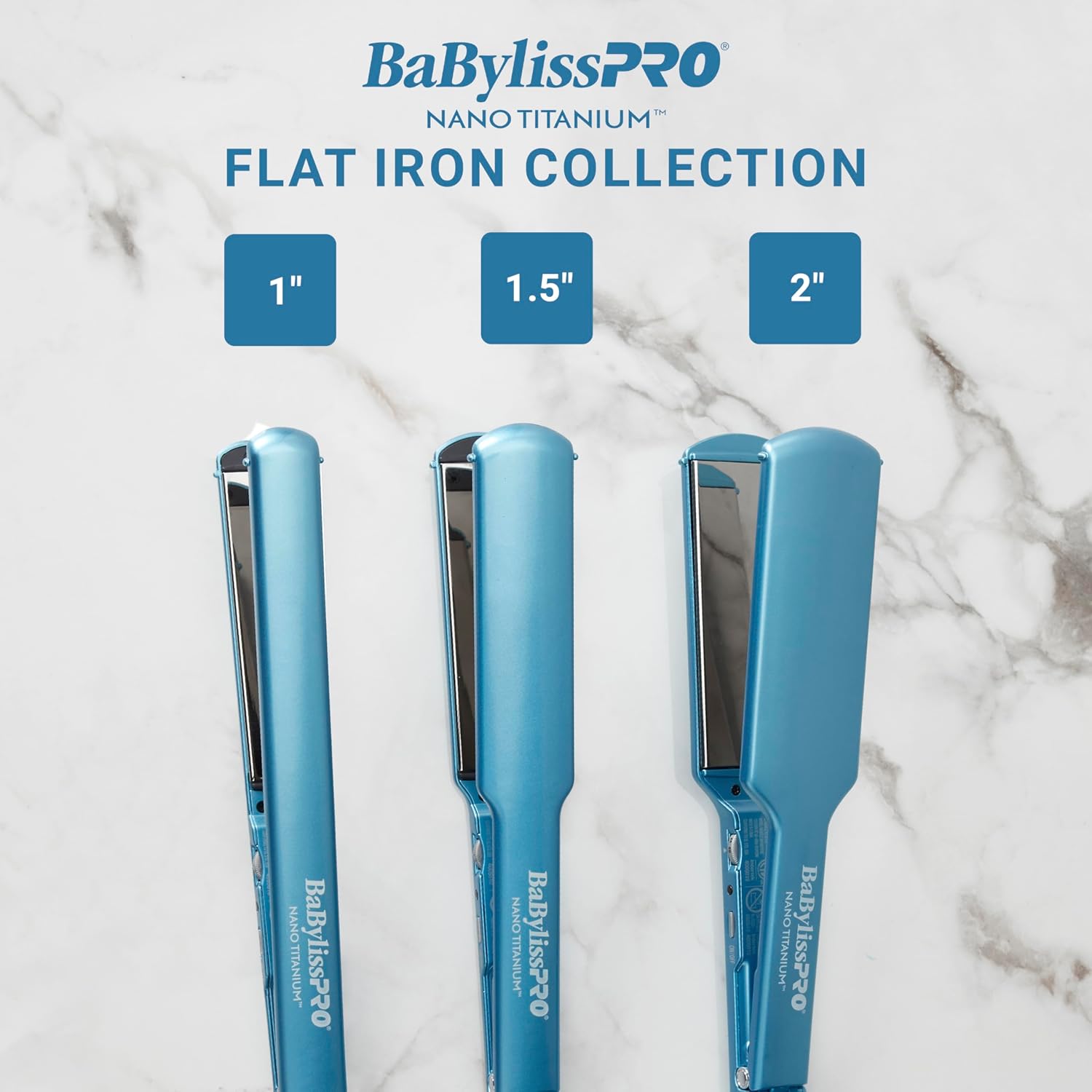 BabylissPRO Nano Titanium Ultra-Thin Hair Straightener, Professional Flat Iron, 5-Inch Extended Plates for Faster Straightening, for All Hair Types - Image 9