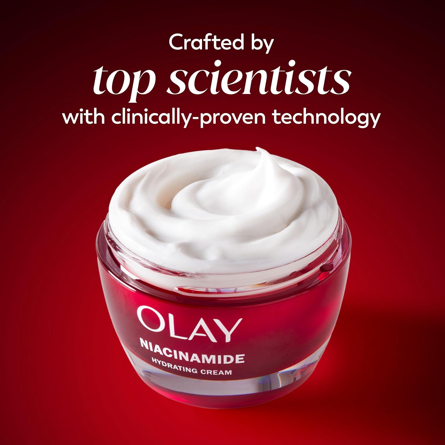 Olay Niacinamide Face Moisturizer, Firming Cream for Women, Non-Greasy - Anti-Wrinkle, Anti-Aging, Hydrating, Renewing, Stronger Skin Barrier, Smooths - Peptides, 1.7 Oz - Image 8