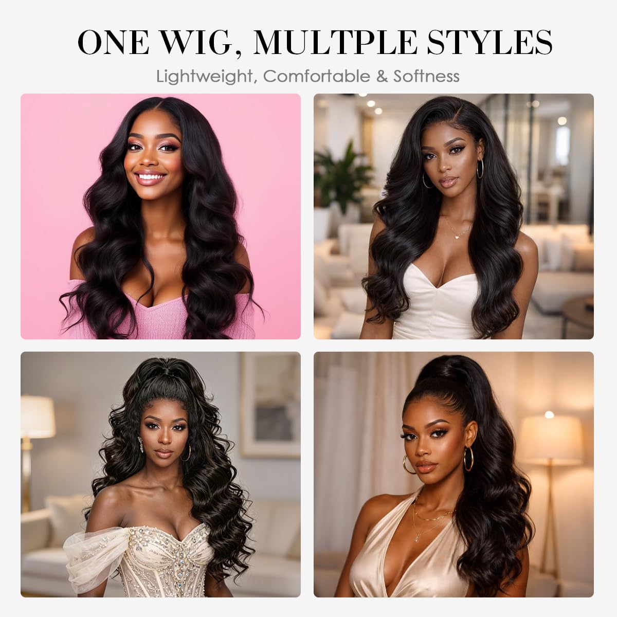 Pizazz 13x6 Body Wave Transparent Lace Front Wigs Human Hair Pre Plucked 180 Density HD Lace Frontal 9A Glueless Wigs with Baby Hair for Women 26Inch - Image 9