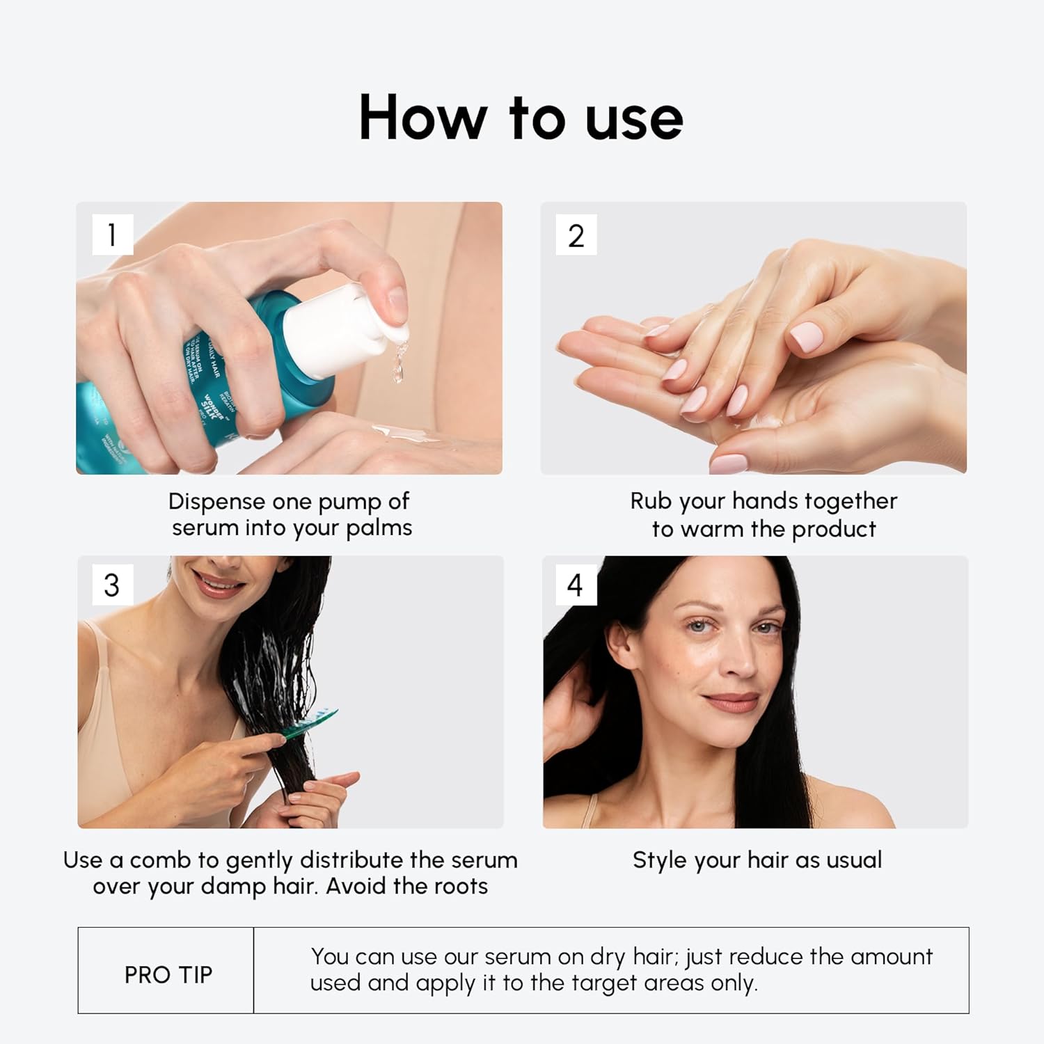 MAREE Hair Oil for Frizzy Hair with Argan Oil, Keratin & Biotin – Hair Serum for Dry and Curly Hair Gloss – Frizz Control Hair Care Products for Women – Aceite Para el Cabello – Keratin Hair Treatment - Image 9