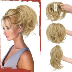 SOFEIYAN Claw Clip Short Ponytail E...