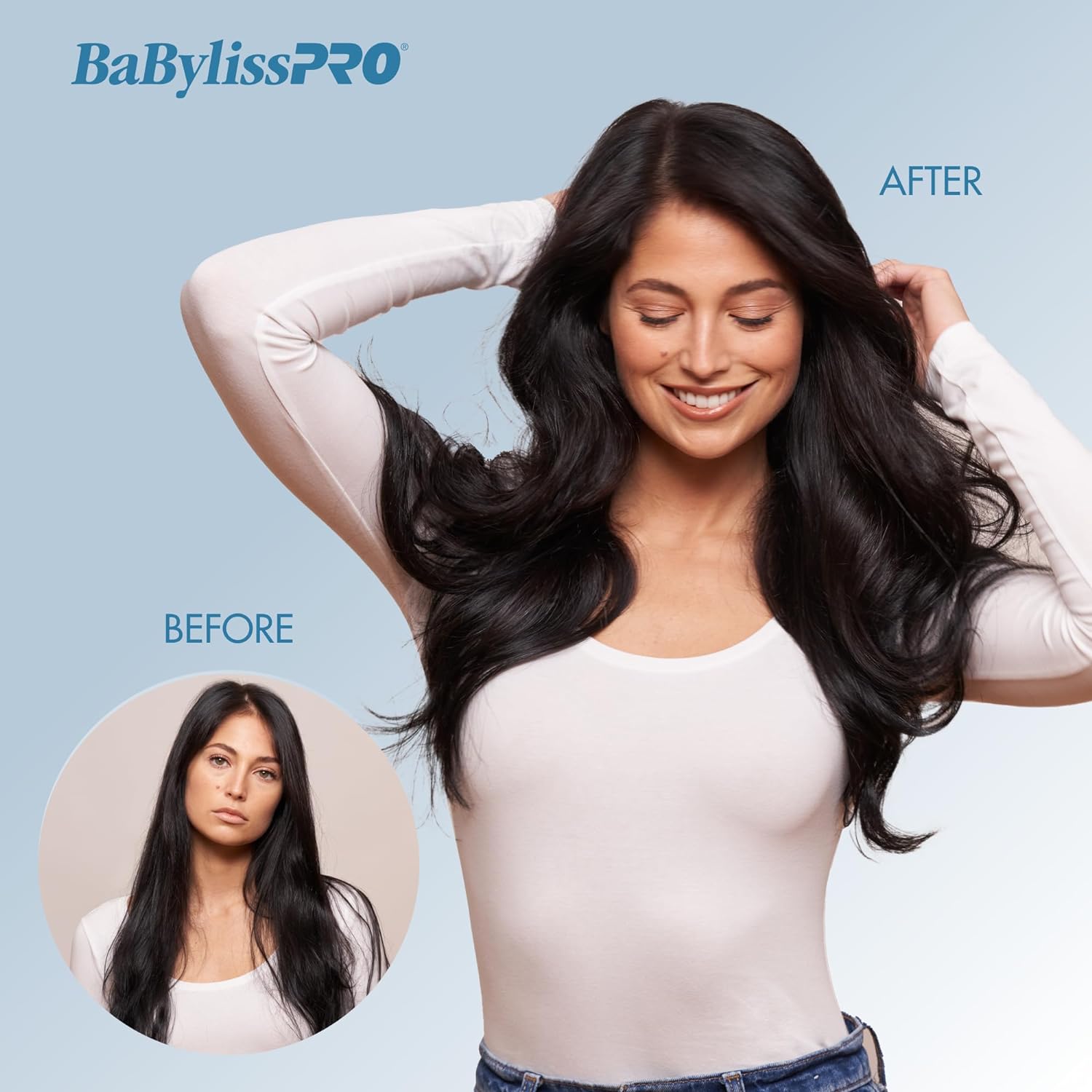 BabylissPRO Nano Titanium Professional 2.5" Hot Air Dryer Brush For Styling And Drying - Image 4