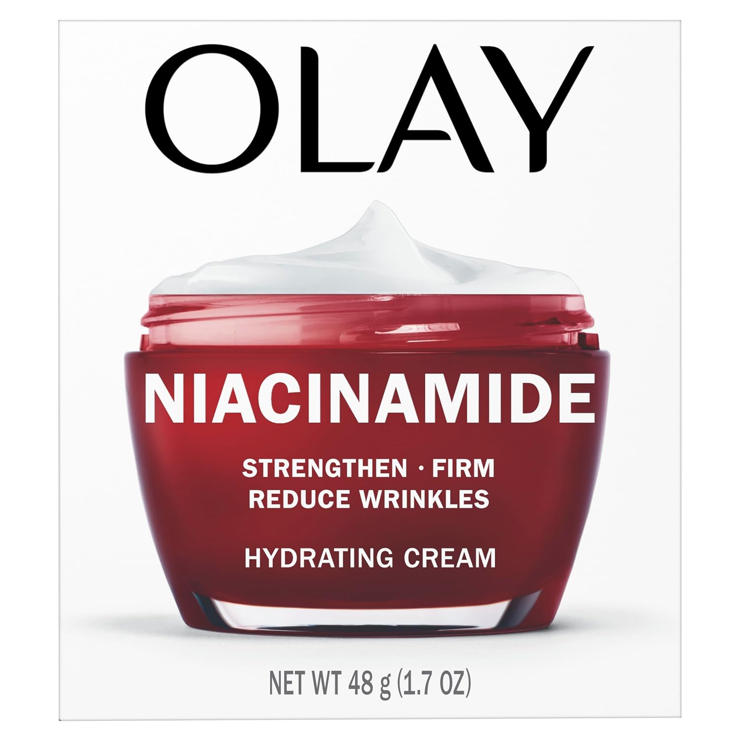 Olay Niacinamide Face Moisturizer, Firming Cream for Women, Non-Greasy - Anti-Wrinkle, Anti-Aging, Hydrating, Renewing, Stronger Skin Barrier, Smooths - Peptides, 1.7 Oz - Image 12